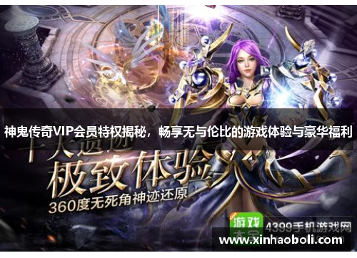 神鬼传奇VIP会员特权揭秘，畅享无与伦比的游戏体验与豪华福利